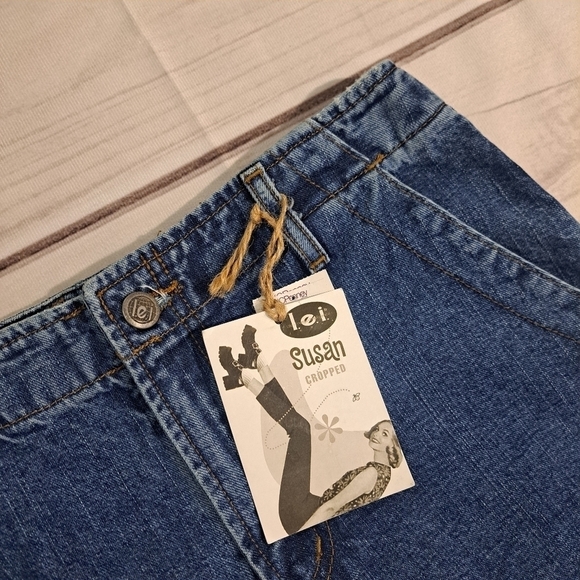 Vintage L.E.I Susan Cropped Pants Size 7 NWT - Picture 7 of 14